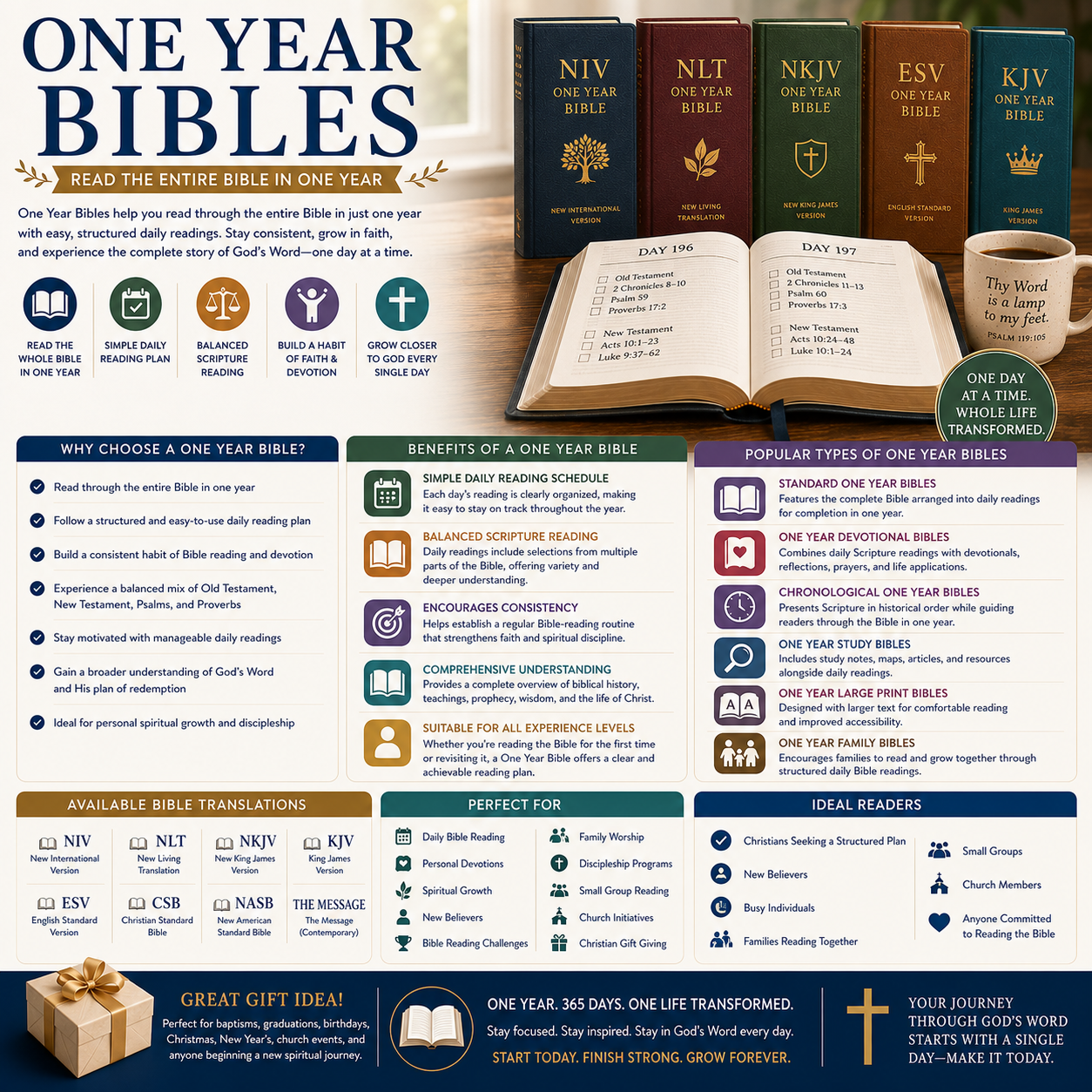 One Year Bibles