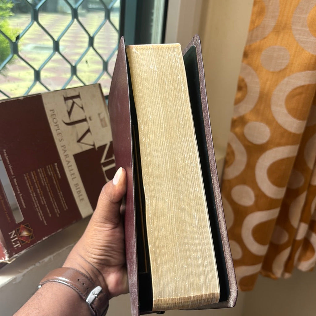 Clearance sale 2024! KJV/NLT Bible People's Parallel Edition – Import,