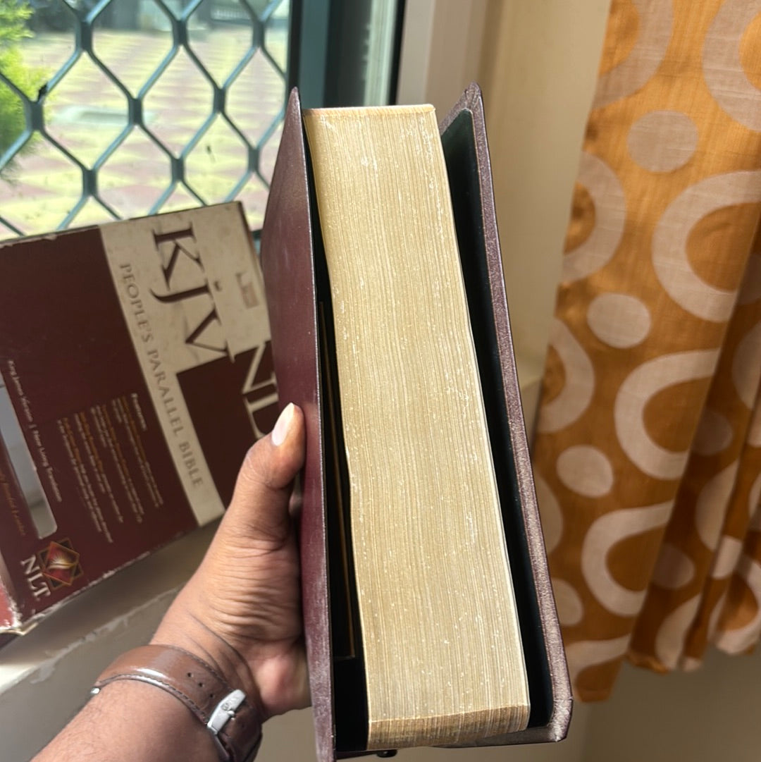 Clearance sale 2024! KJV/NLT Bible People's Parallel Edition – Import,