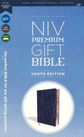 NIV Premium Gift Bible, Blue Leathersoft Edition