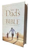 NIV Dad's Devotional Bible in New International Version Hardcover format, ideal for fathers seeking spiritual guidance.