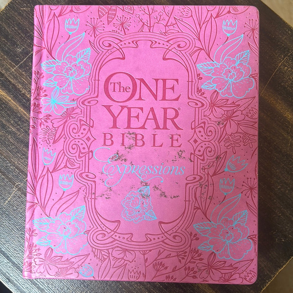 Clearance sale 2024! NLT, One Year Bible Creative Expressions, Deluxe Hardcover