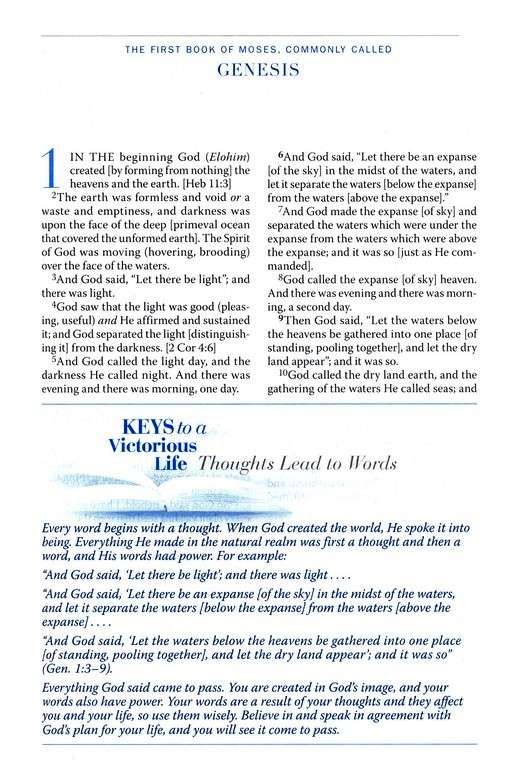 Battlefield of the Mind Bible, Amplified Version - Hardbound Edition (ISBN: 9781455595327)