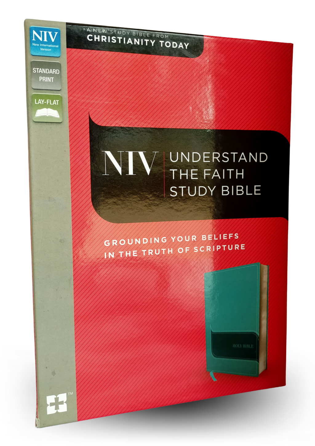 New International Version (NIV), Understand the Faith Study Bible, Leathersoft, Teal: Grounding Your Beliefs in the Truth of Scripture Imitation Leather