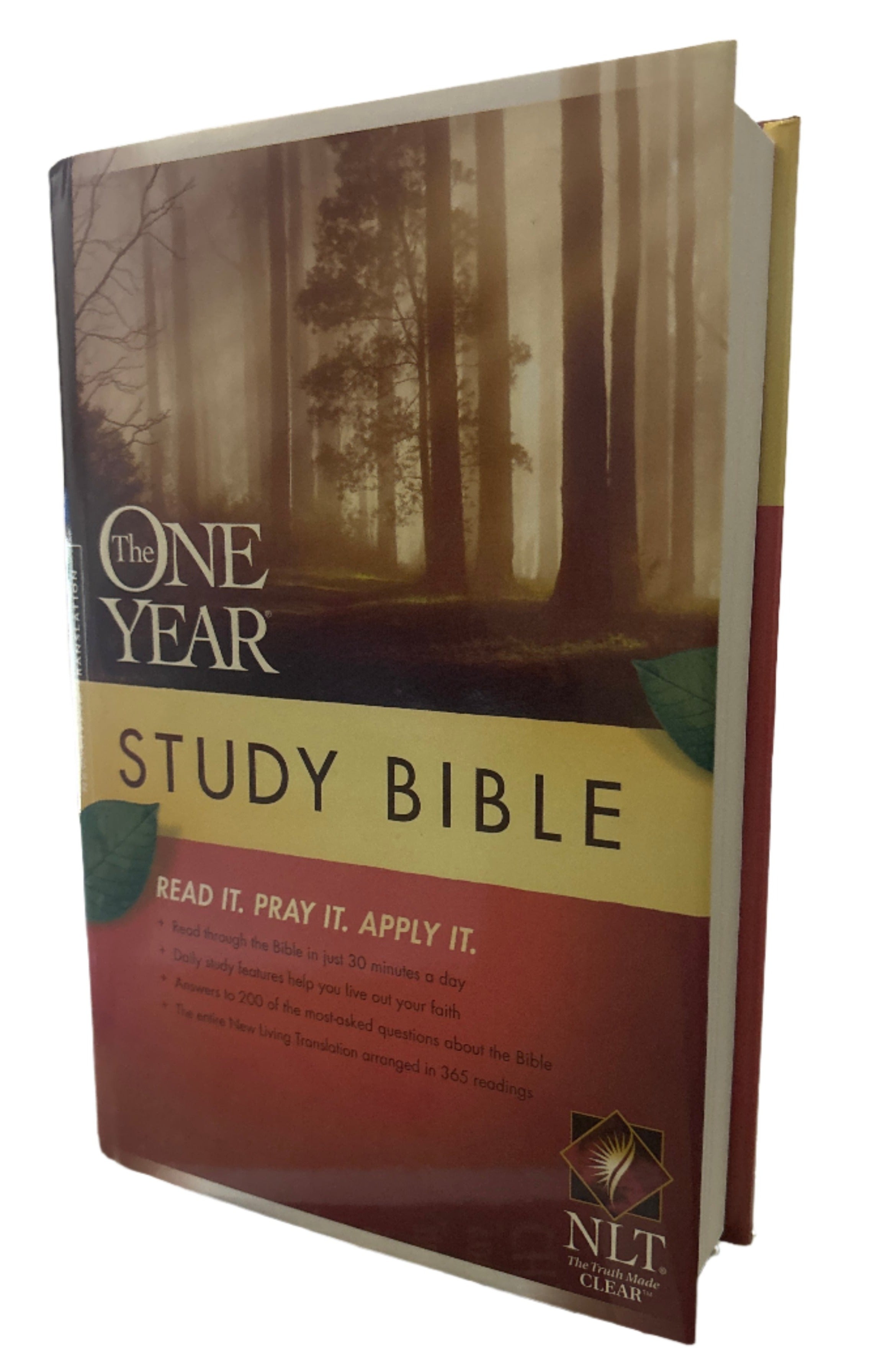 The One Year Study Bible in NLT Personal Size Hardcover