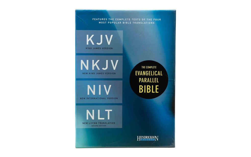Complete Evangelical Parallel Bible: KJV + KJV Holy Bible - Medium Brown Pebble-Gra Combo