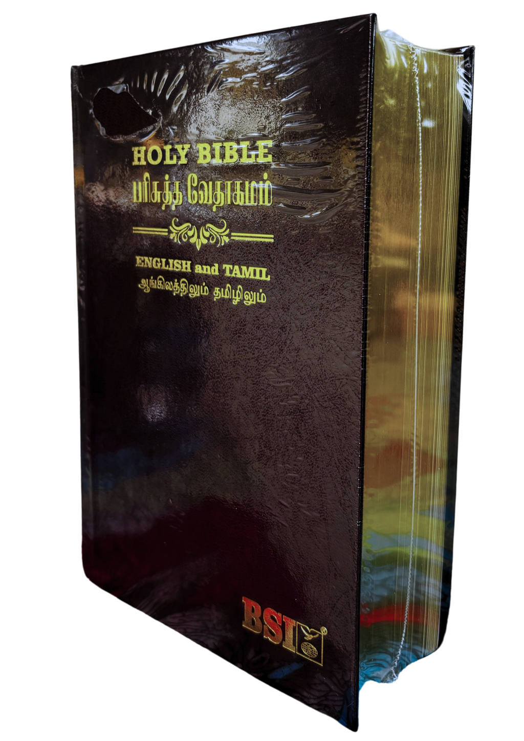 Limited Edition Bilingual Holy Bible Tamil - English Royal Leather Edition (Amity)