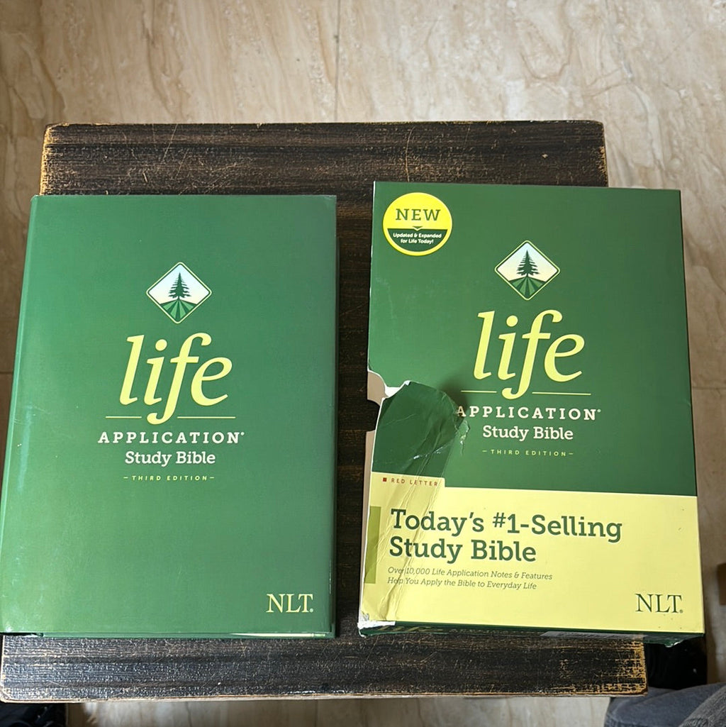 NLT Life Application Study Bible Hardcover with New Living Translation