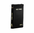 NIV Holy Bible Capsule With Zip, Black | + KJV Large Print Thinline Reference Bible Combo