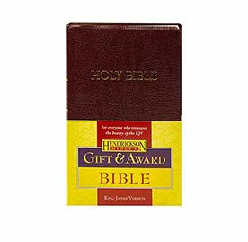 The Holy Bible: King James Version, Burgundy, Imitation Leather, Gift & Award