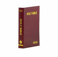NIV Holy Bible Compact Burgundy | Christ + KJV Pocket Size Bible | Christian Bible  Combo