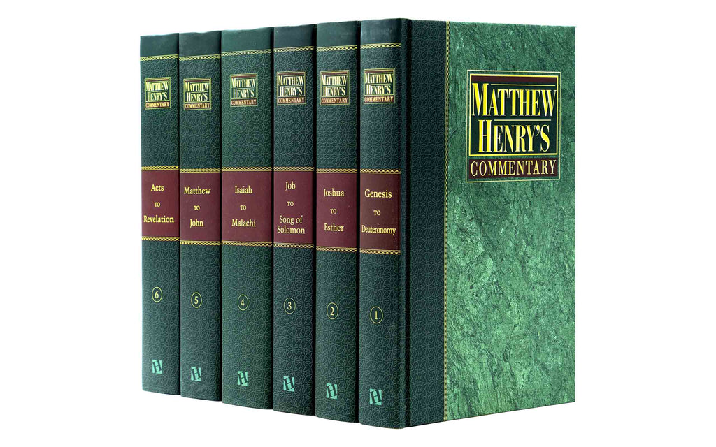 Matthew Henry's Commentary on the Whole Bible: New Modern Edition, 6 volume Set