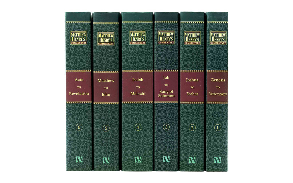 Matthew Henry's Commentary on the Whole Bible: New Modern Edition, 6 volume Set