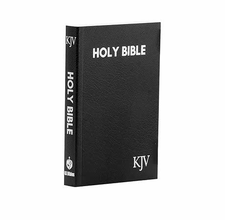 KJV Holy Bible Compact - Grained Black F + KJV Holy Bible Compact Burgundy - Pebble Combo