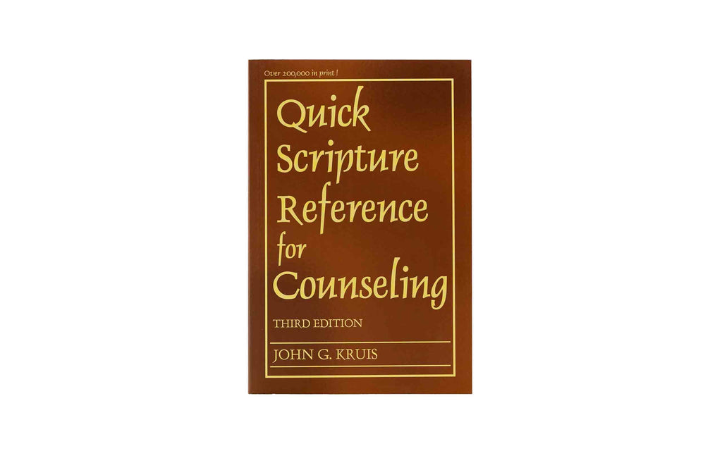 Quick Scripture Reference for Counselling