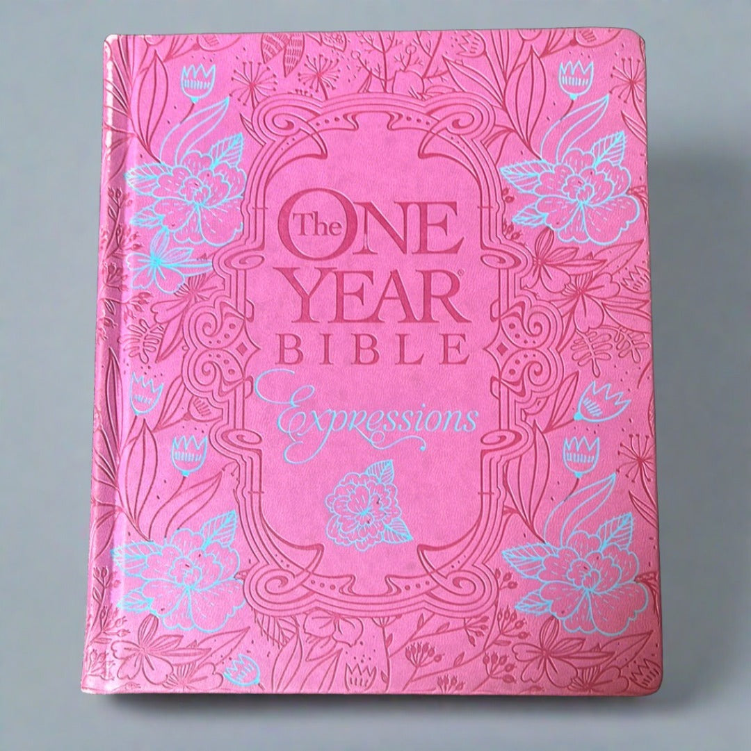 Clearance sale 2024! NLT, One Year Bible Creative Expressions, Deluxe Hardcover