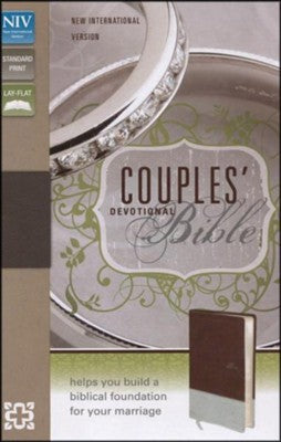 Bible for couples with Italian Duo-Tone and Chocolate/Silver binding for devotionals and study