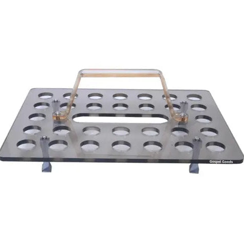 30-Cup Acrylic Communion Tray for Church Services