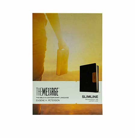 The Message Slimline (Leather-Look | Chr + Touch the World through Prayer (Gujarati Combo
