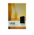 The Message Slimline Edition Bible in Charcoal and Black leather cover