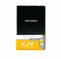 KJV Gift and Award Bible - Black Leather + NIV Holy Bible Compact Black | Christian Combo