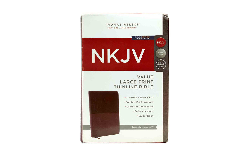 NKJV Value Large Print Thinline Bible Re + MY ABC Prayers | Christian Bible Service Combo