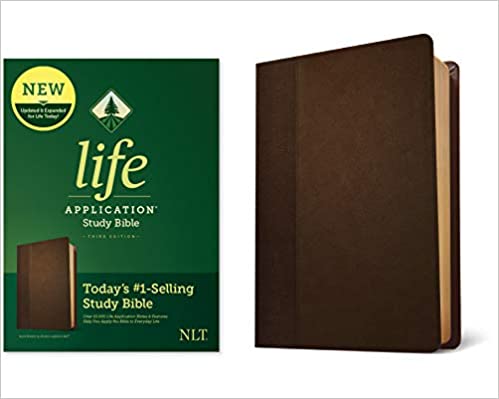 Study Bible with NLT translation and imitation leather cover