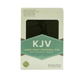 KJV Reference Bible, Personal Size, Larg + KJV Holy Bible Medium Zip and Index Blac Combo