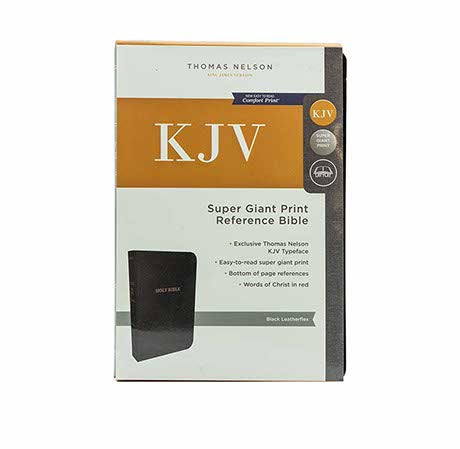KJV Holy Bible Super Giant Print Referen + KJV Personal Size Giant Print Bible: Fil Combo