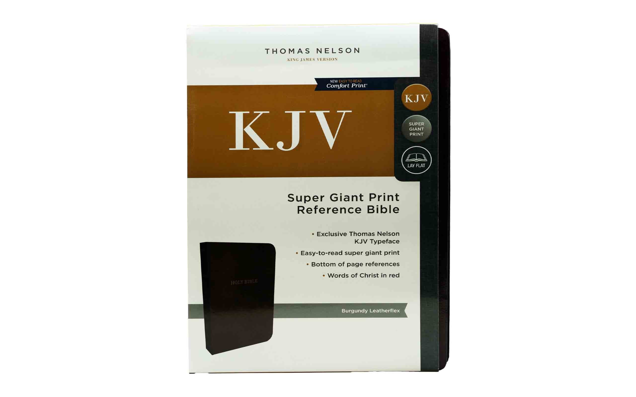KJV Super Giant Print Reference Bible, B + The Interlinear Hebrew-Greek-English Bib Combo
