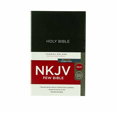 NKJV Pew Bible Comfort Print: Holy Bible + KJV Personal Size Giant Print Bible, Fil Combo