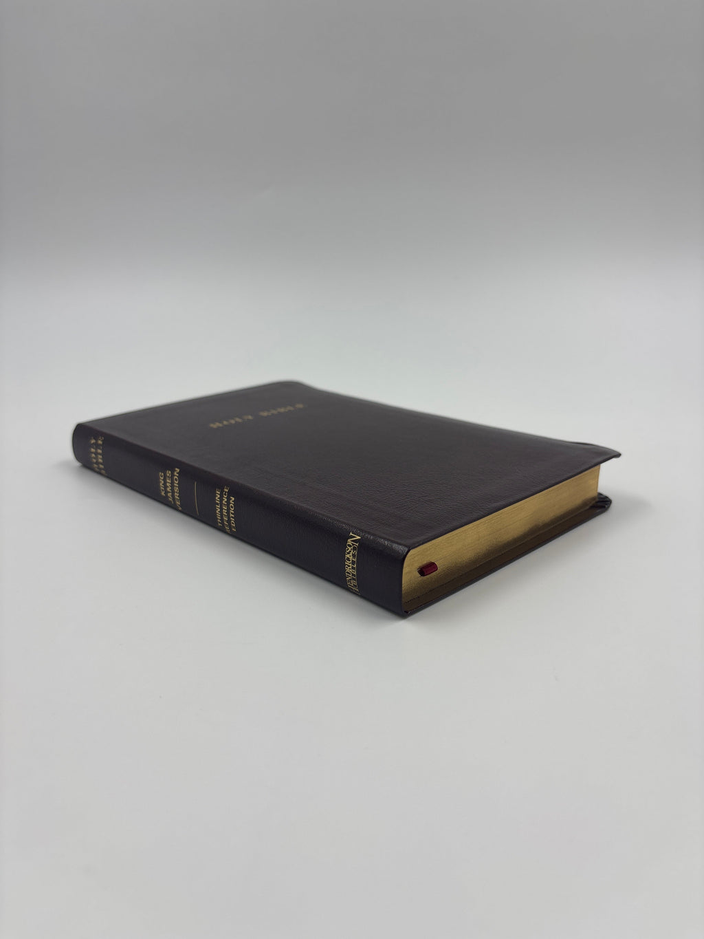 Burgundy Bonded Leather King James Version Thinline Reference Bible
