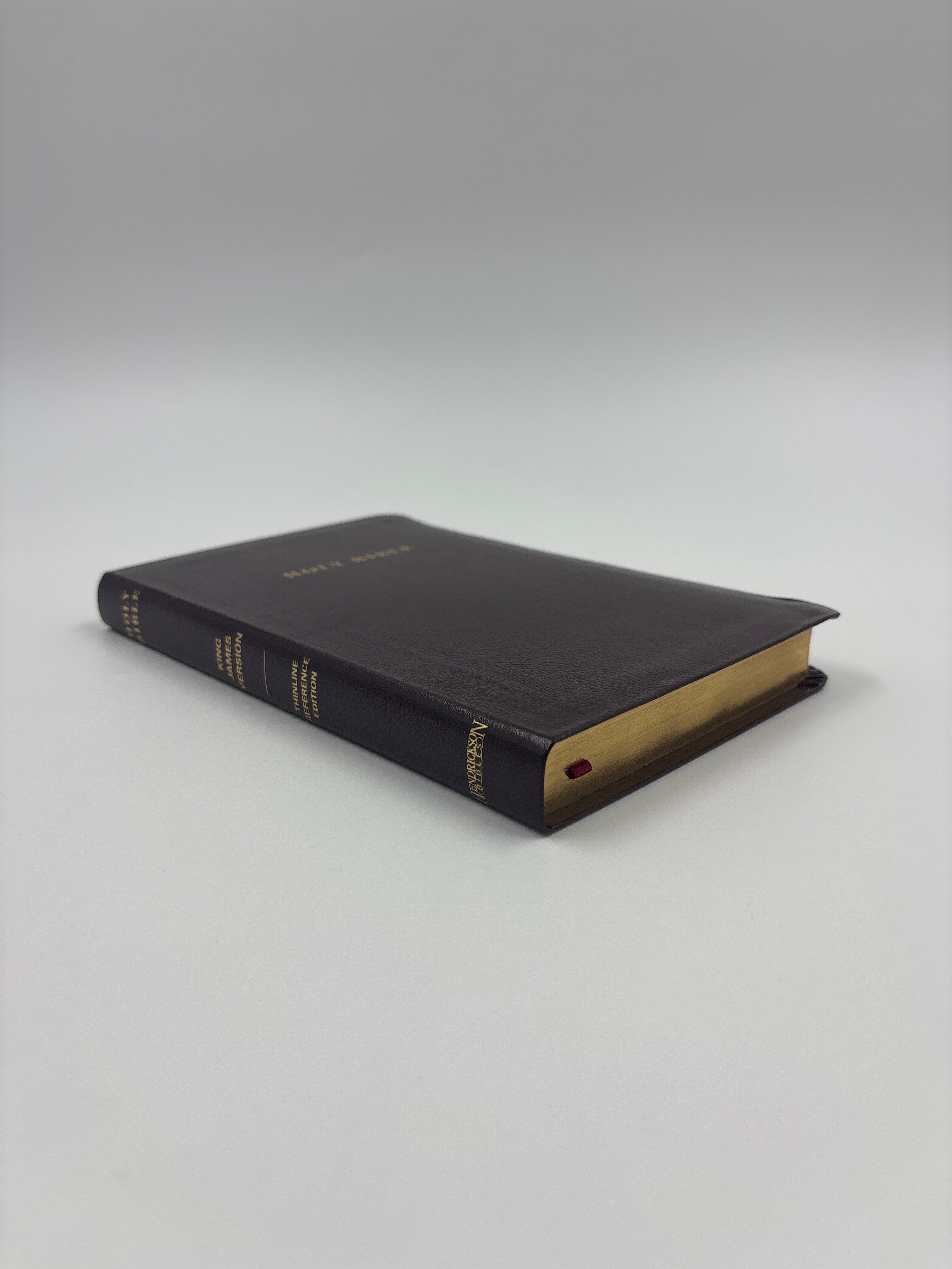 Burgundy Bonded Leather King James Version Thinline Reference Bible