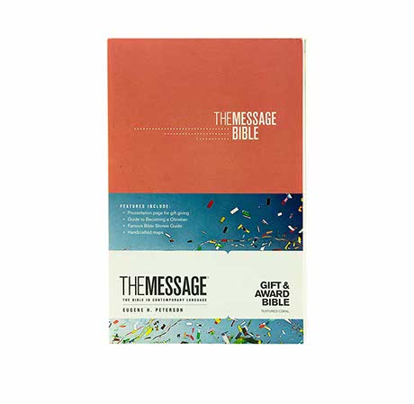 The Message Gift and Award Bible | Chris + A Year of Living Prayerfully: How A Curi Combo