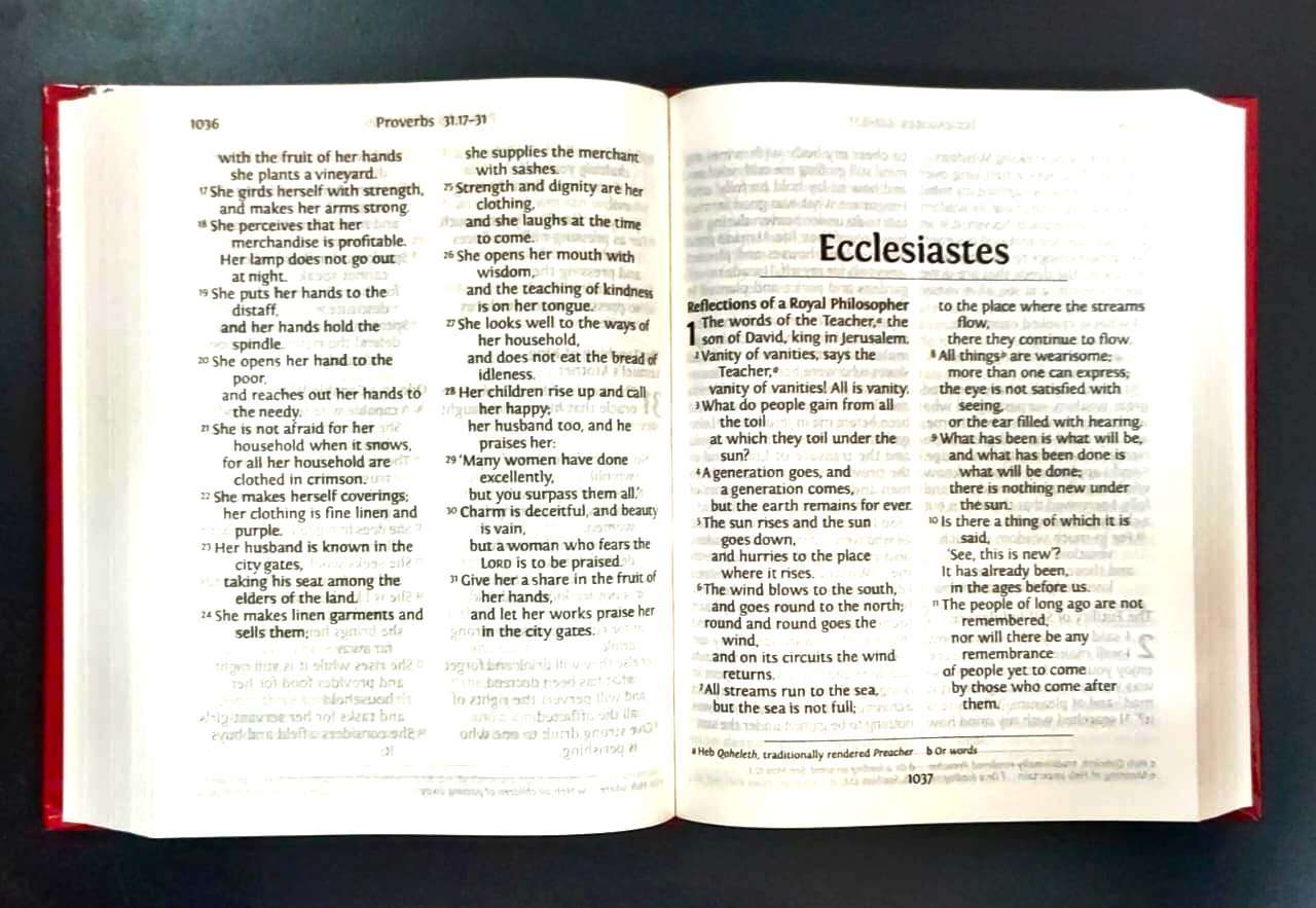 NRSV Large Print Bible, New Revised Standard Version - Hardbound Edition (ISBN: 9780564035670)