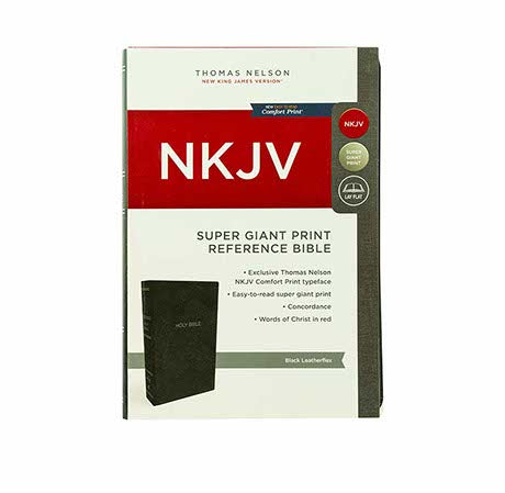 NKJV Super Giant Print Reference Bible | + NRSV Gift & Award Bible | Christian Bibl Combo