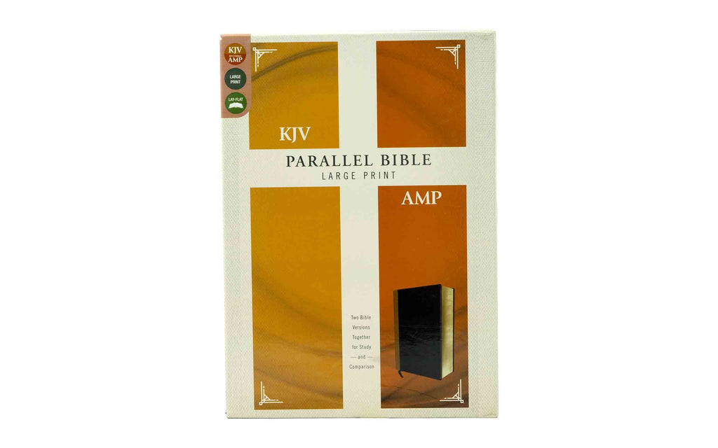 KJV and Amplified Parallel Bible - Large Print Hardcover + 5 Minute Bible Devotionals, Volume 4 | Ch