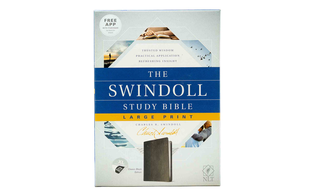 NLT The Swindoll Study Bible, Large Prin + Ephesians: A Mentor Expository Commentar Combo