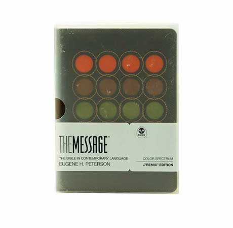 The Message//REMIX (Leather-Look, Color  + CSB Seven Arrows Bible - Brown Leatherto Combo