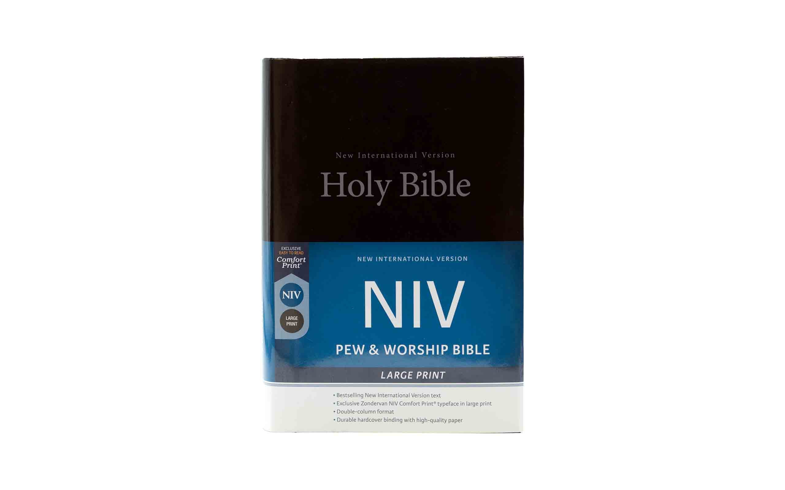 NIV Pew and Worship Bible, Large Print