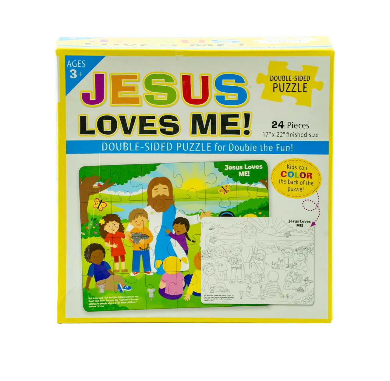 Jesus Loves Me! Double-Sided Puzzle