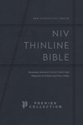 Premier Collection: NIV Thinline Bible - Premium Goatskin Leather, Coral Pink Edition (ISBN: 9780310460862)