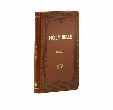 KJV Holy Bible Medium Indexed Leatherett + KJV Compact Large Print Reference Bible  Combo