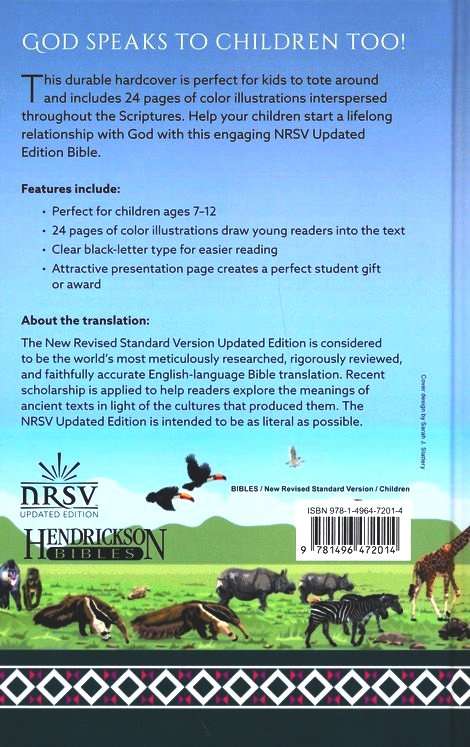 NRSV Children’s Bible, Hardbound Edition (ISBN: 9781496472014)