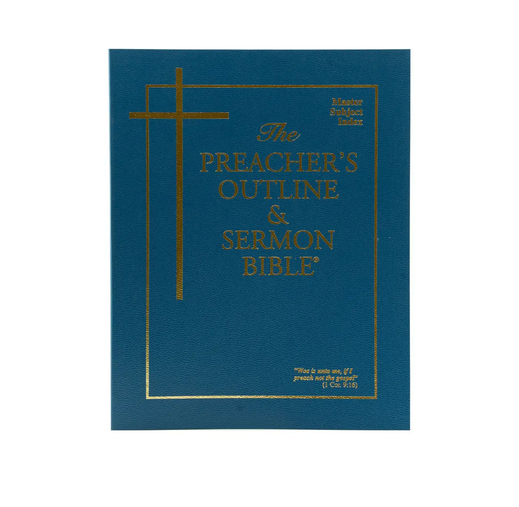 The Preacher's Outline & Sermon Bible: Master Subject Index