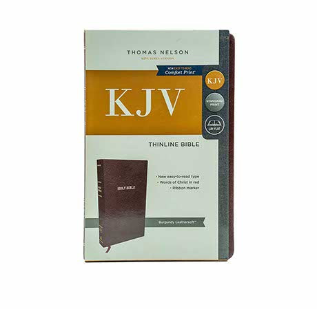 KJV Thinline Bible Burgundy Leathersoft  + Mighty Prevailing Prayer (Kannada) | Chr Combo