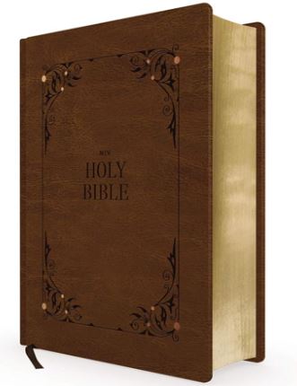 English family Bible for home devotion and scripture reading.