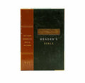 KJV Reader's Bible, Black/Brown Tooled LeatherTouch