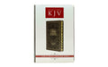 KJV Thinline Large Print Bible - Dusty Brown Floral Faux Leather + Daily Wisdom for Women 2022 Devot
