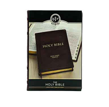 KJV Holy Bible Thinline Large Print thum + NLT Thinline Reference Bible | Christian Combo